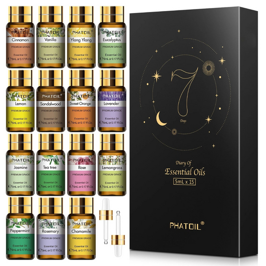Essential Oils Gift Set - Pack of 15 Essential Oils