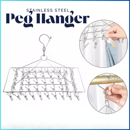 Stainless Steel Peg Hanger
