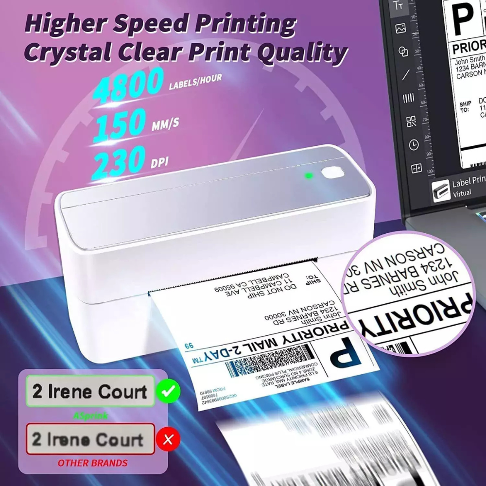 Bluetooth Thermal Label Printer
