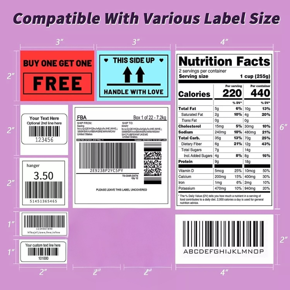 Bluetooth Thermal Label Printer