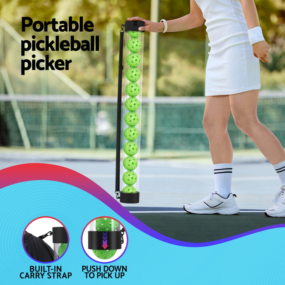 Everfit 12PC Pickleballs With Pickleball Collector