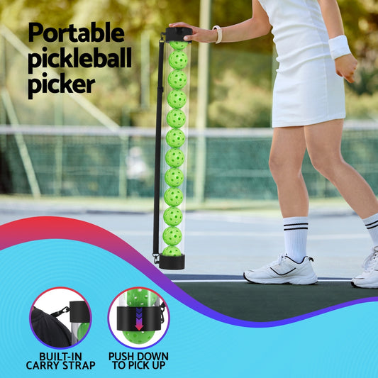 Everfit 12PC Pickleballs With Pickleball Collector