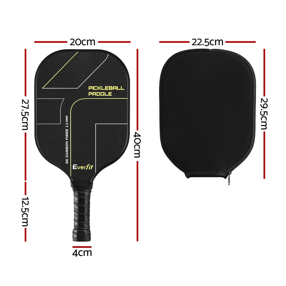 Everfit 2PCS Pickleball Paddles Set with Cover Bag