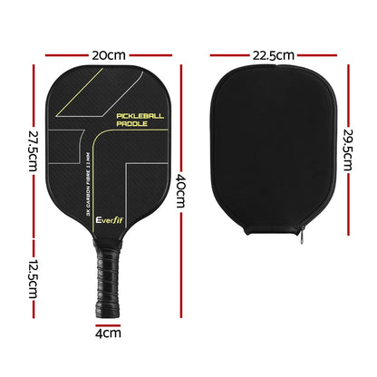 Everfit 2PCS Pickleball Paddles Set with Cover Bag
