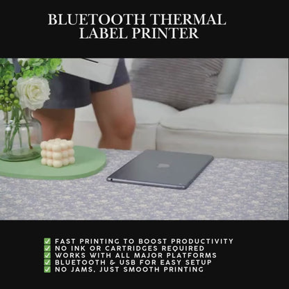 Bluetooth Thermal Label Printer